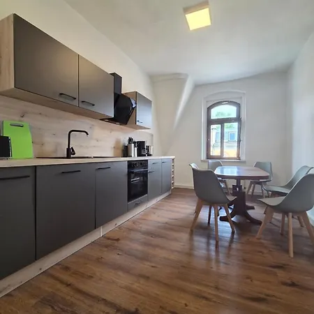 公寓 Monteurwohnung Reichenbach Vogtland 莱辛巴赫伊姆沃戈蒂